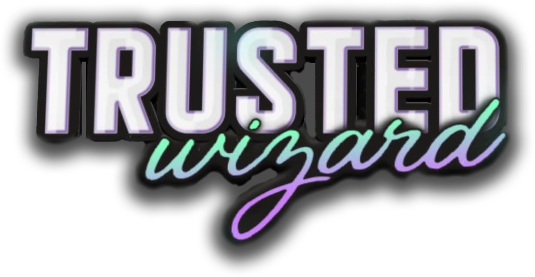 Trusted Wizard Logo - Software Developer and Content Creator